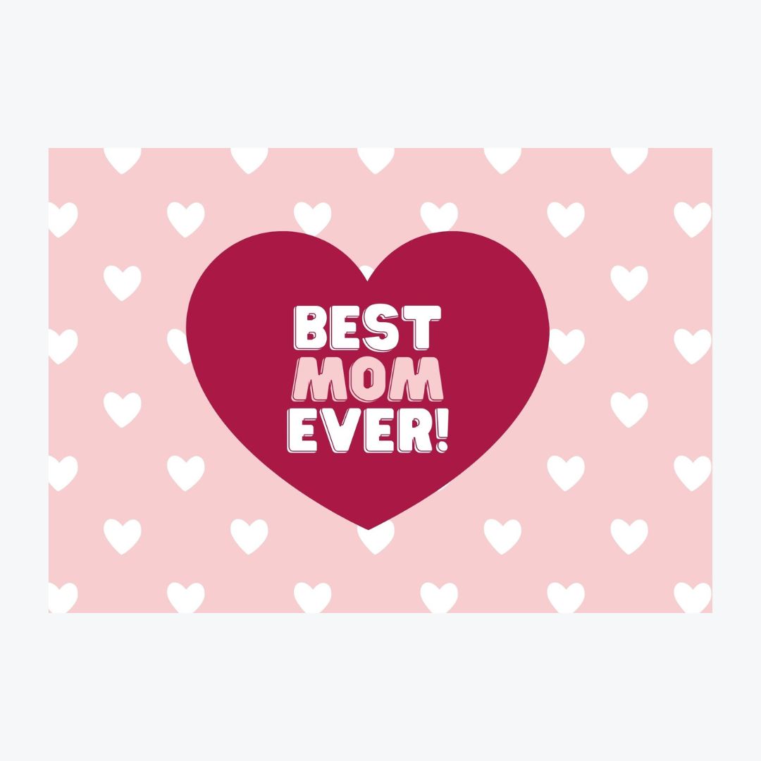 Karte "Best Mom Ever"