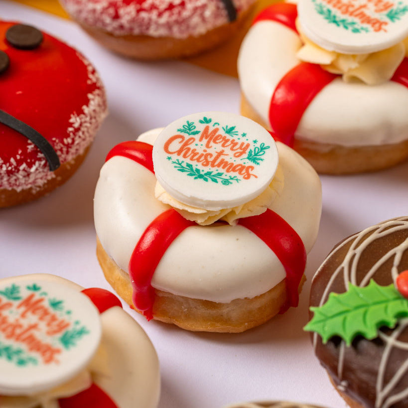 "Santa's Favorites" mini doughnut gift box