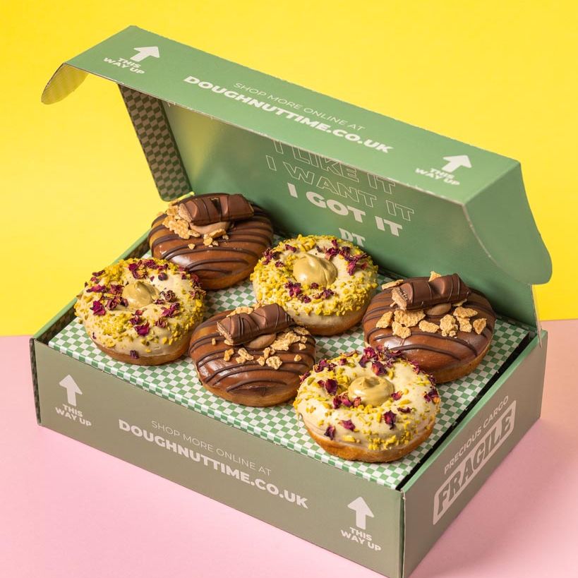 "Chocolate-Pistacho" caja regalo donut