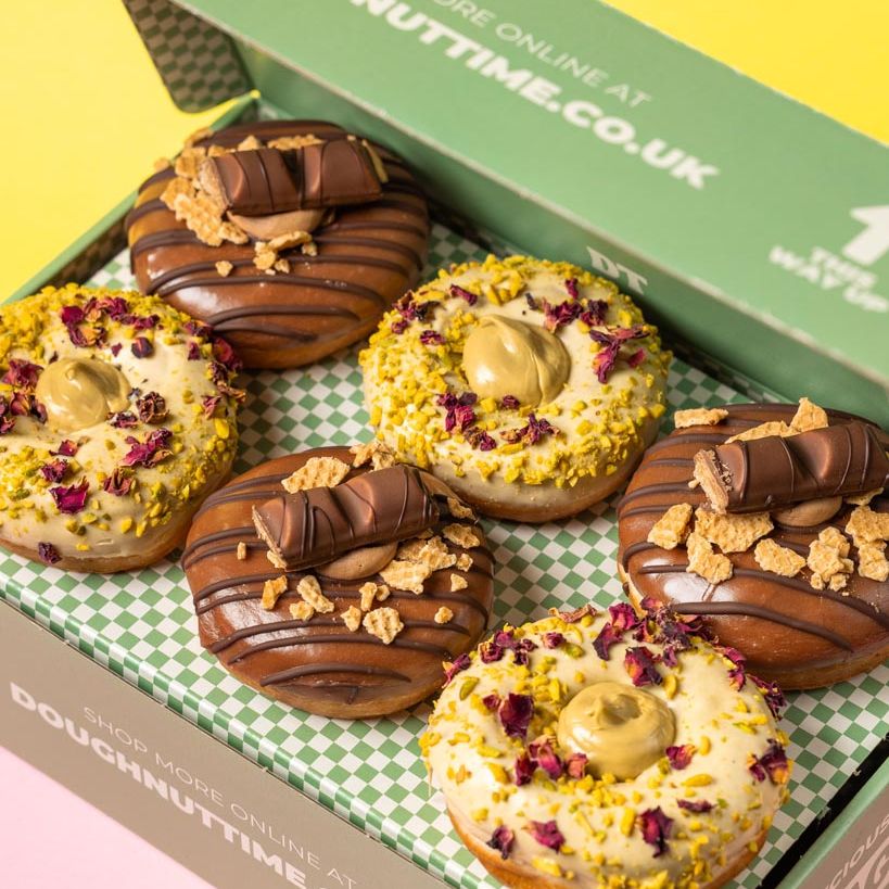 "Chocolate-Pistacho" caja regalo donut