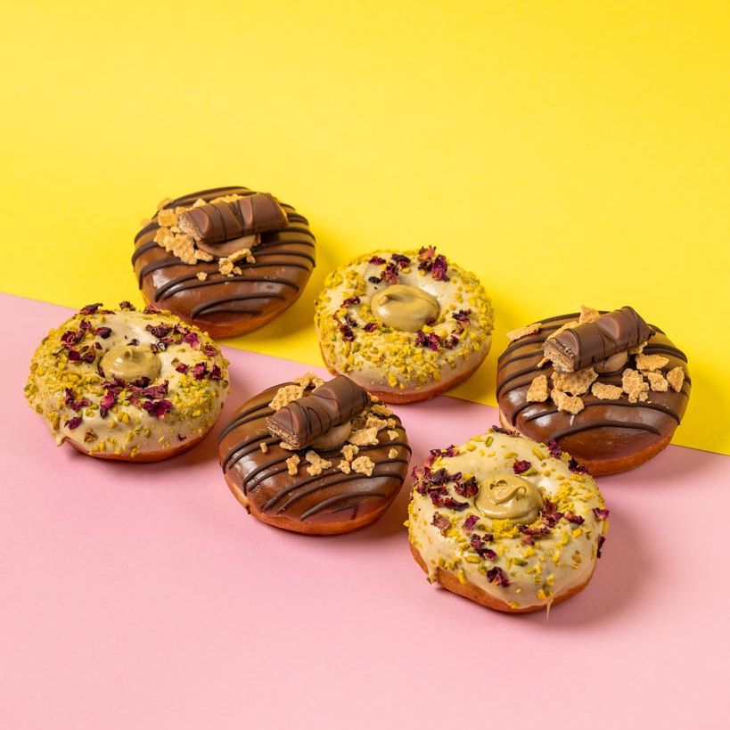 "Chocolate-Pistacho" caja regalo donut