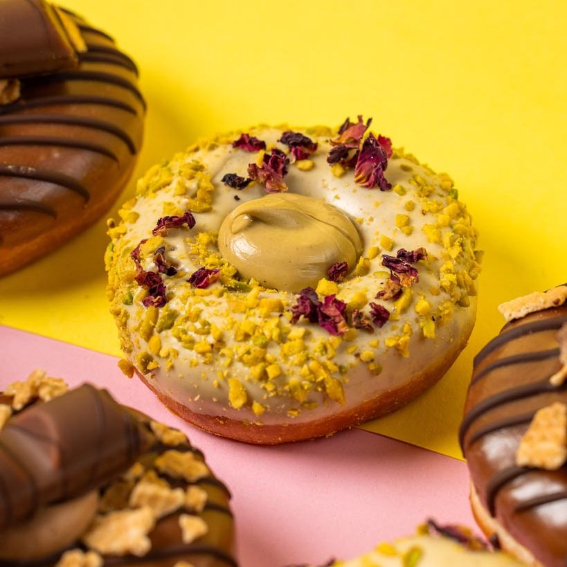 "Chocolate-Pistacho" caja regalo donut