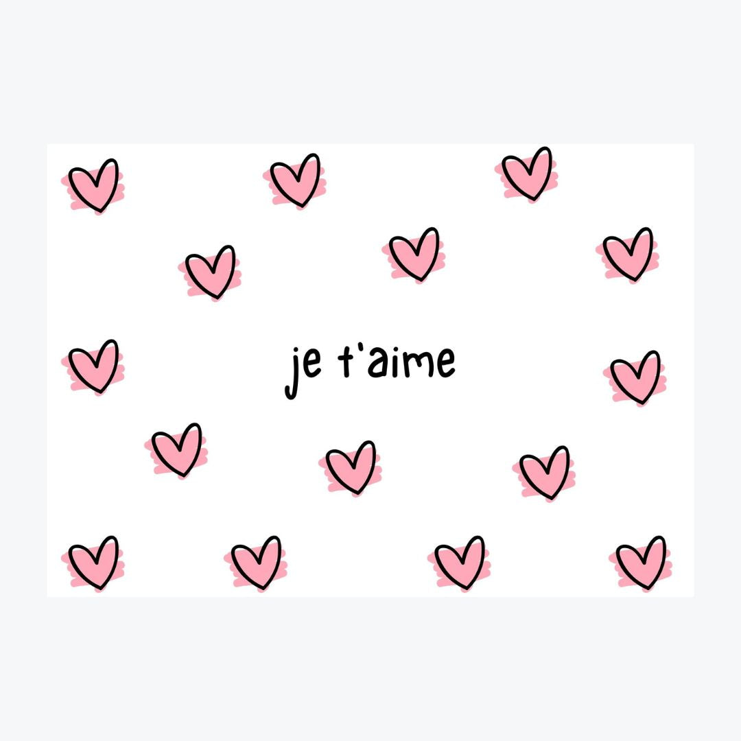 Carte "Je t&