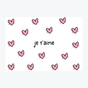 Mapa "je t'aime"