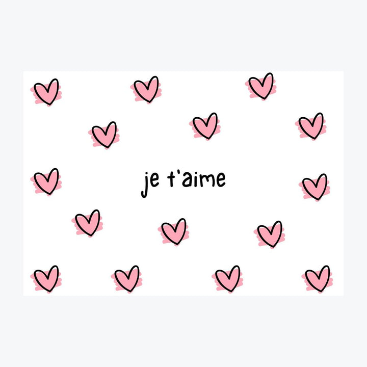 Carte "Je t&
