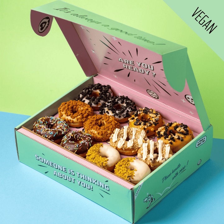 “Coffee Break” coffret cadeau de mini donuts (VG)