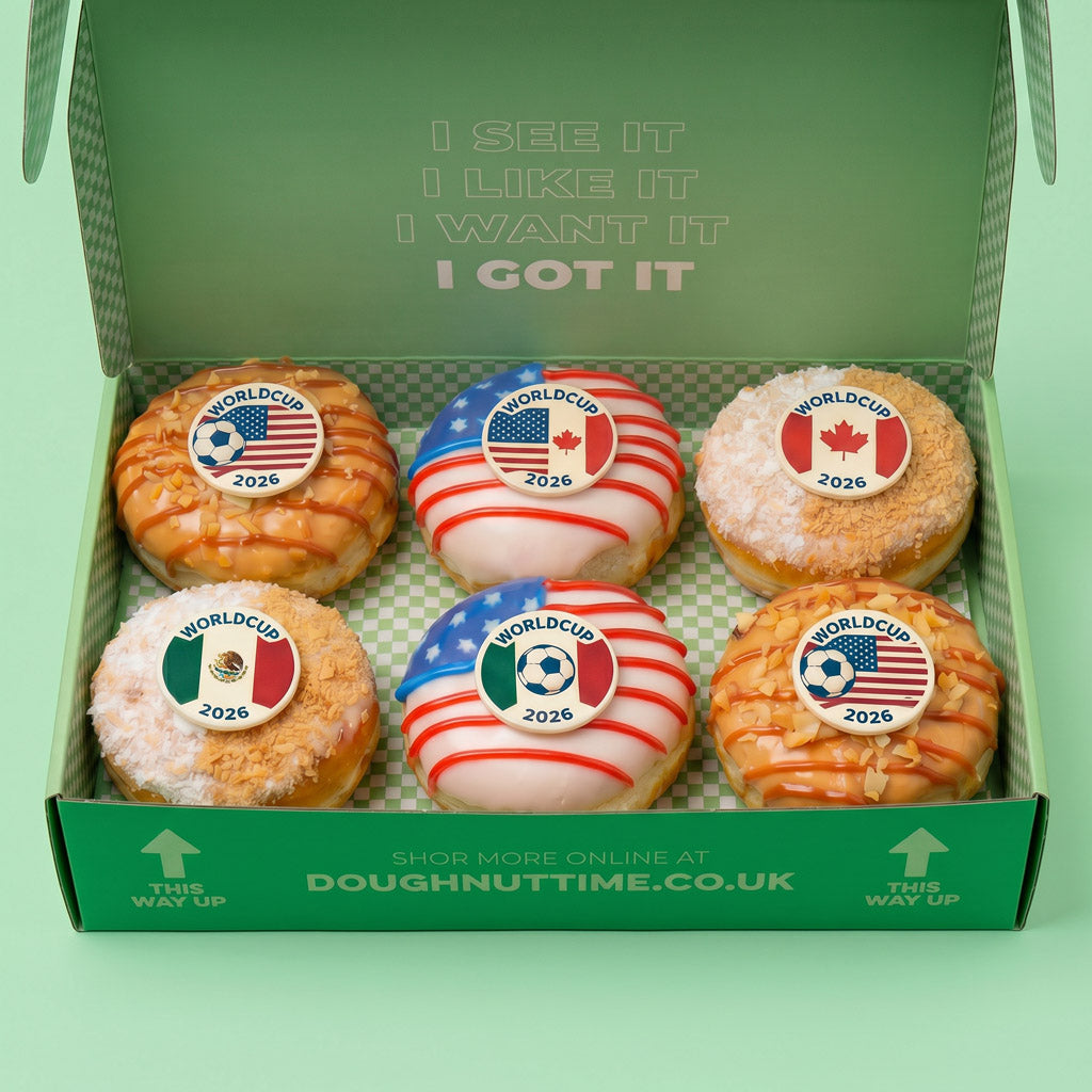 America Special World Cup 26 doughnut gift box