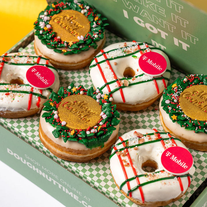 Scatola regalo aziendale "Buon Natale" con logo