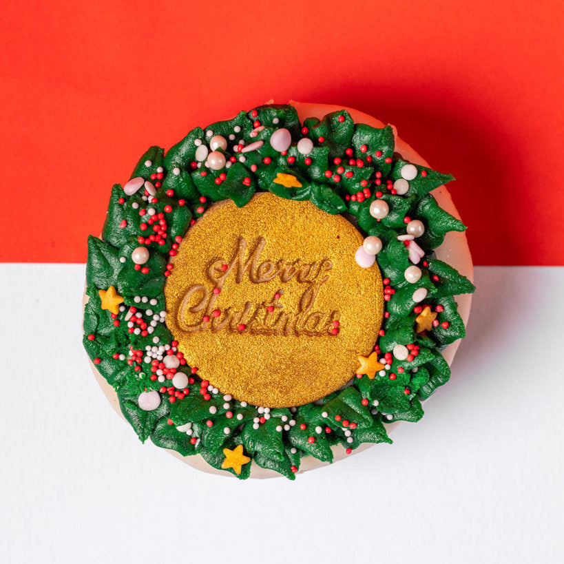 Corporate "Merry Christmas" boîte cadeau donut avec logo