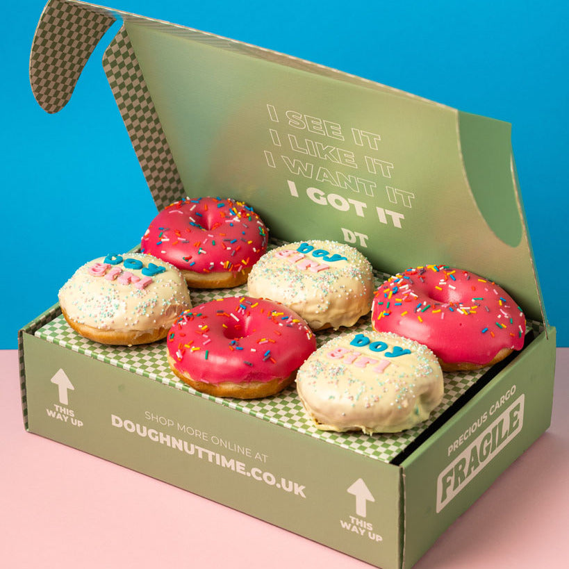 Caja de regalo Donut de Revelación de Sexo (vegano)