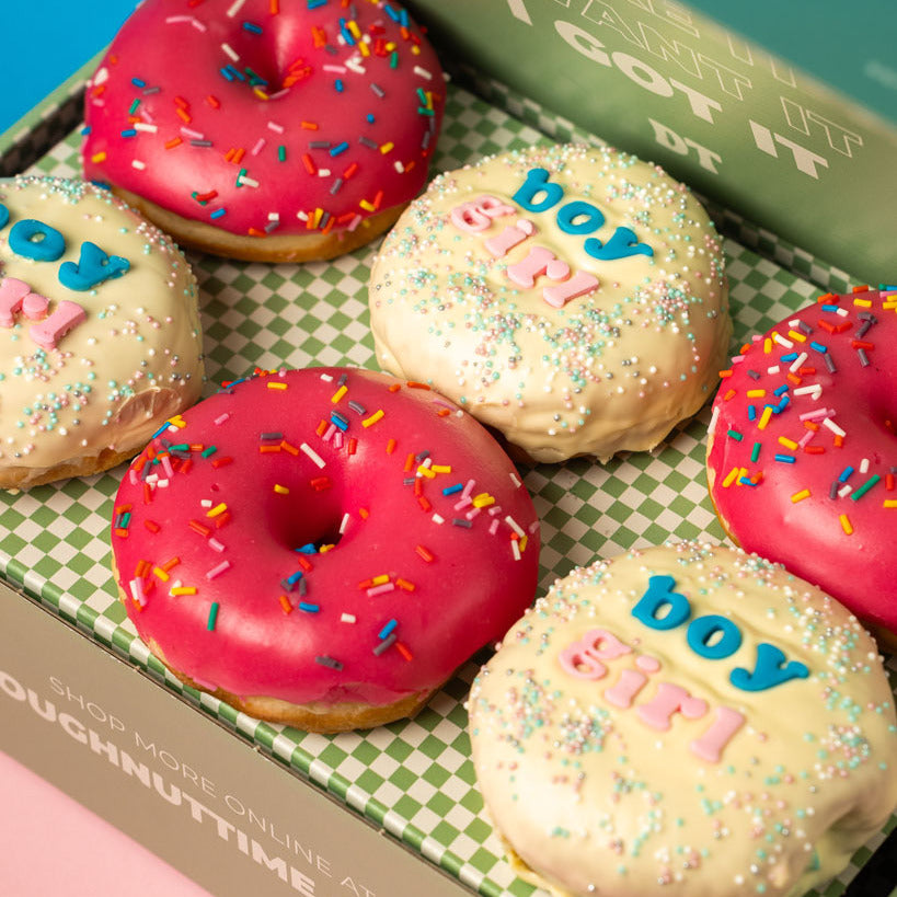 Caja de regalo Donut de Revelación de Sexo (vegano)