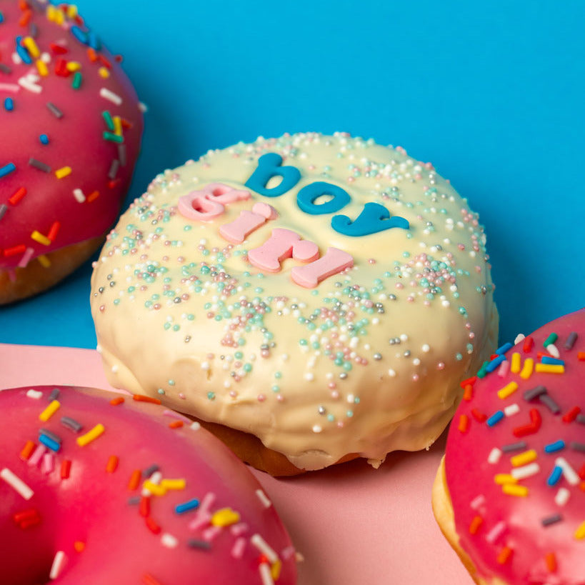 Caja de regalo Donut de Revelación de Sexo (vegano)