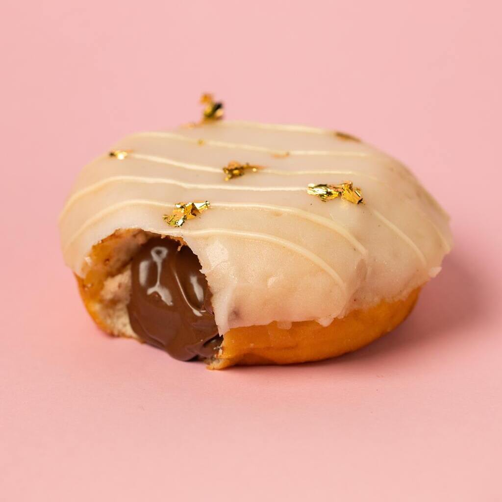 Halloween Office Box XL - 60 mini donuts con logotipo (VG)