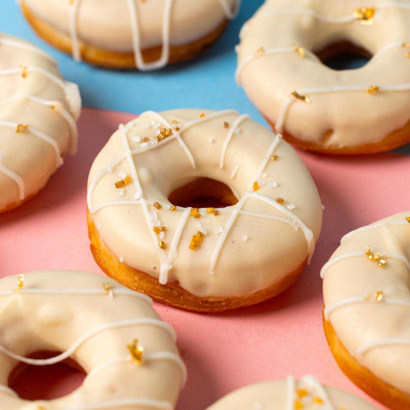 Caja de regalo de boda mini-donut (vegano)