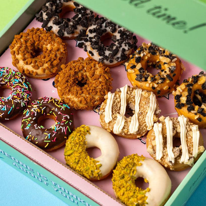 “Coffee Break” coffret cadeau de mini donuts (VG)