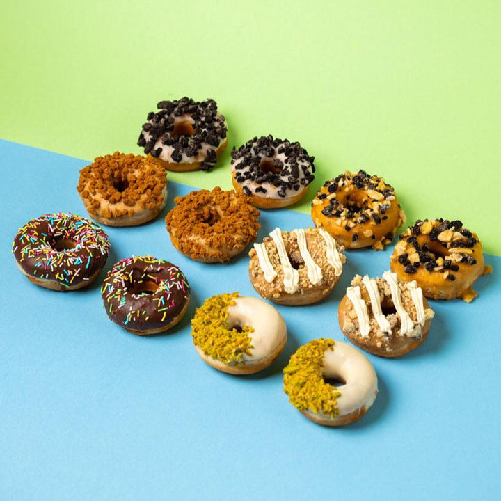 “Coffee Break” coffret cadeau de mini donuts (VG)