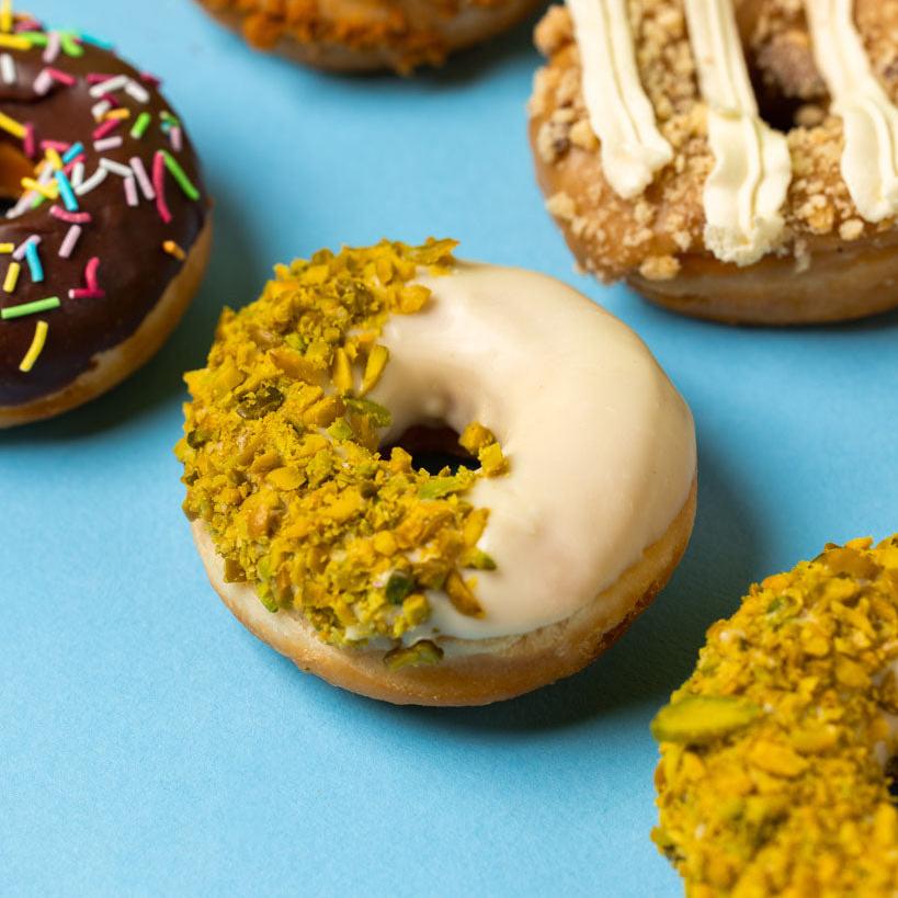 "Coffee Break" Mini-Donut Geschenkbox (vegan)