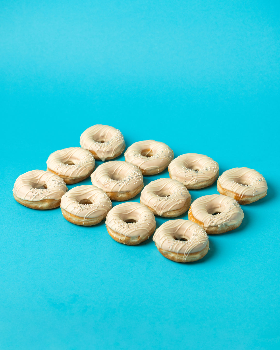 Caja de regalo de boda mini-donut (vegano)