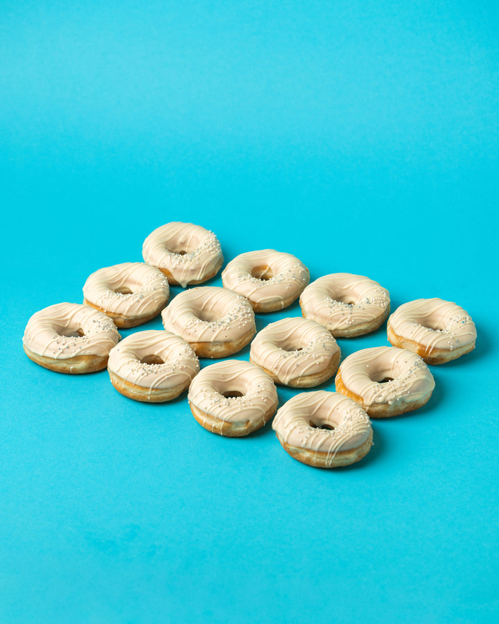 Caja de regalo de boda mini-donut (vegano)