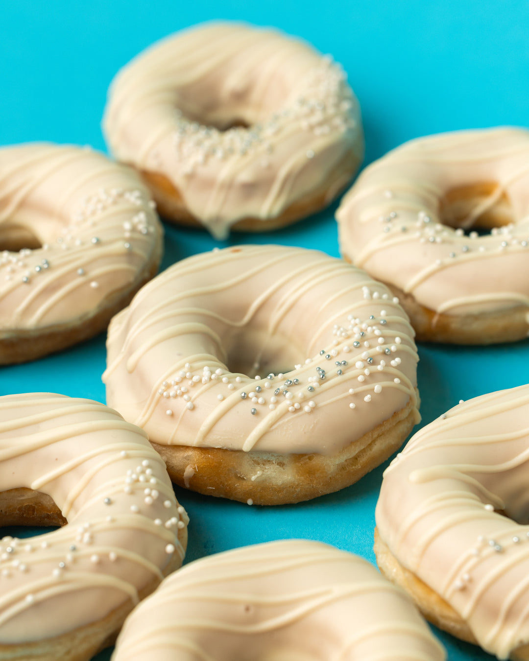 Caja de regalo de boda mini-donut (vegano)