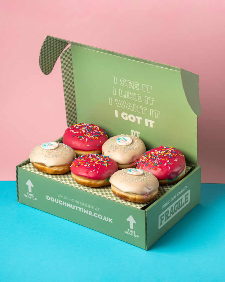 Gender Reveal Donut boîte cadeau (vegan)