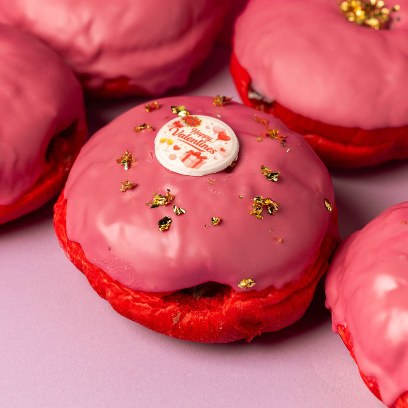 “Velvet Valentine” confezione regalo donut (VG)