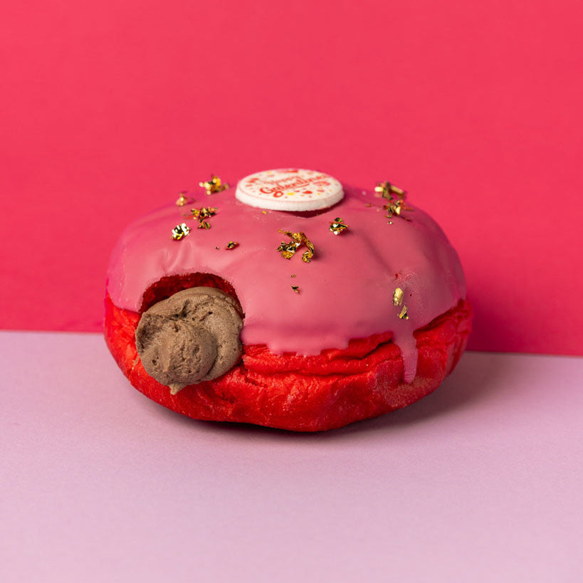 “Velvet Valentine” confezione regalo donut (VG)