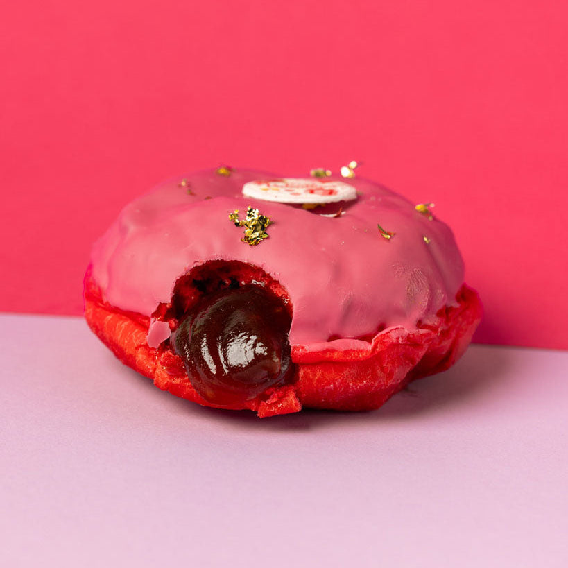 “Velvet Valentine” confezione regalo donut (VG)