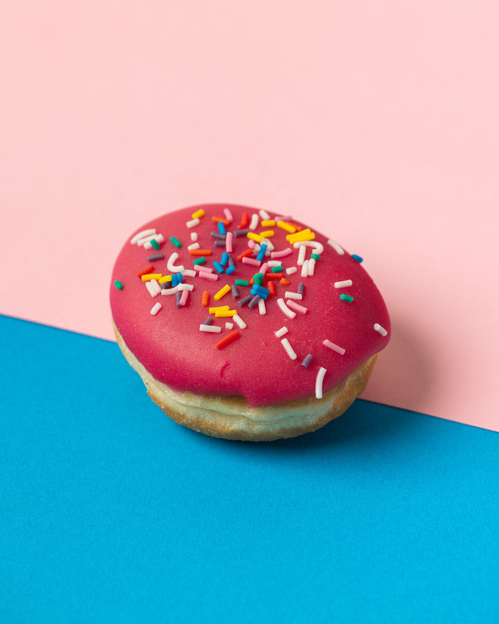 Gender Reveal Mini-Donut Boîte cadeau (vegan)