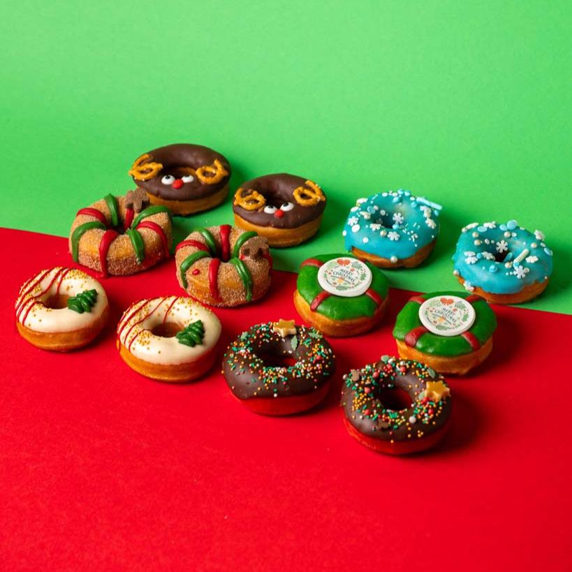 "Weihnachts-Special" Mini-Donut Geschenkbox (vegan)