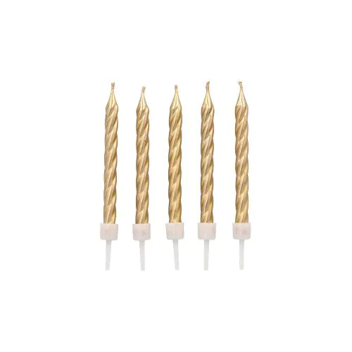 Birthday candles - Gold