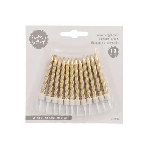 Birthday candles - Gold