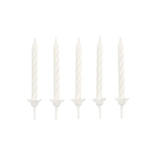 Birthday candles - White