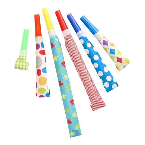 Birthday Party Bundle: Candles, Streamers , Hats, Blowers