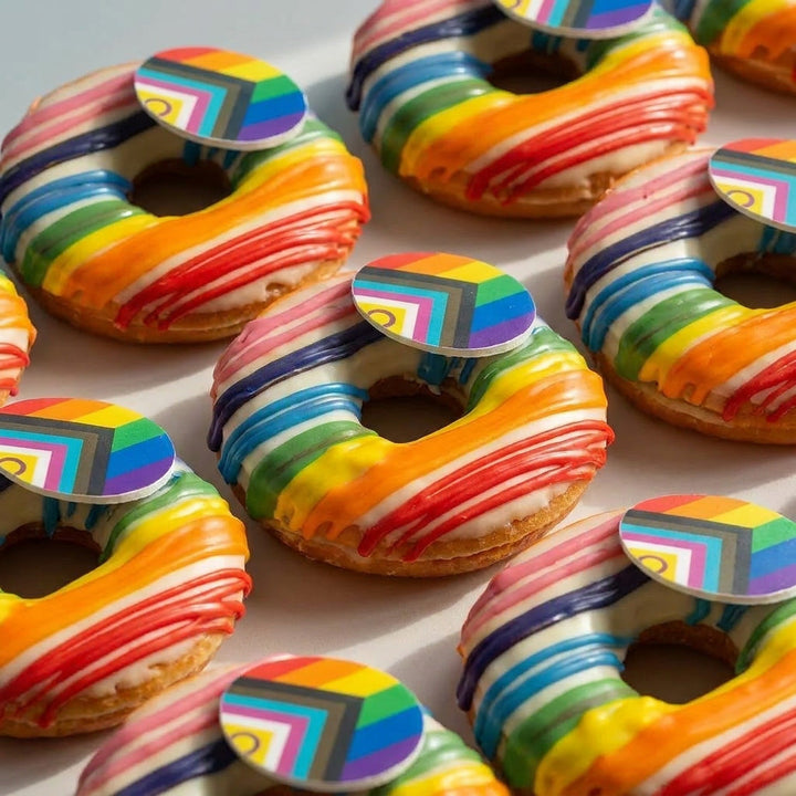 "Chocolate Pride" vegan mini doughnut gift box