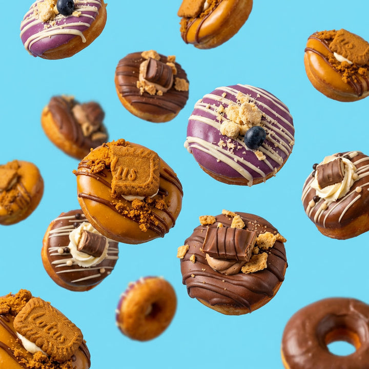"Filled with Love" boîte cadeau mini donut