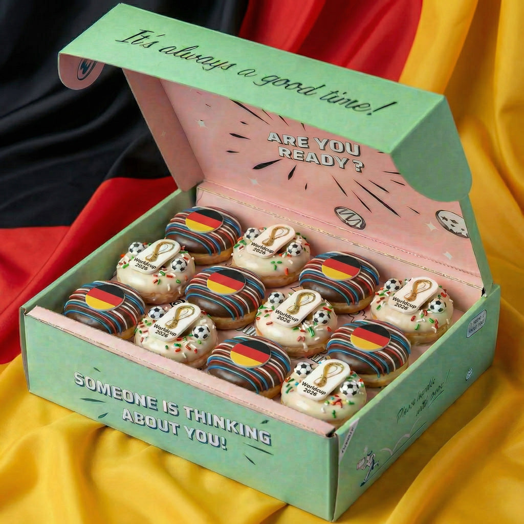 World Cup 26 Choose Your Country mini doughnut gift box