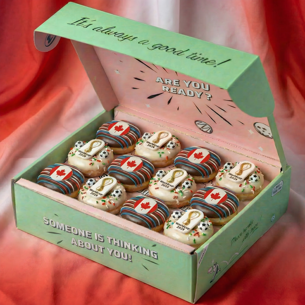 World Cup 26 Choose Your Country mini doughnut gift box