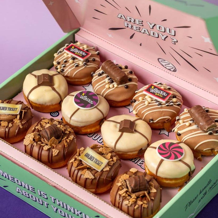 Caja de regalo Mini-Donut "Willy Wonka"