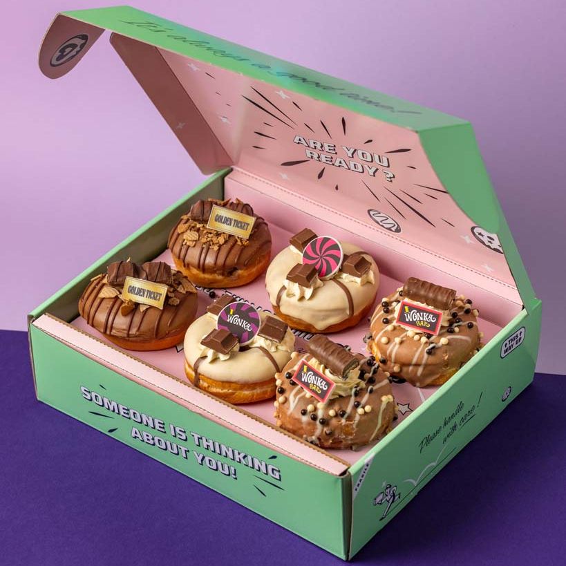 "Confezione regalo di ciambelle "Willy Wonka Special