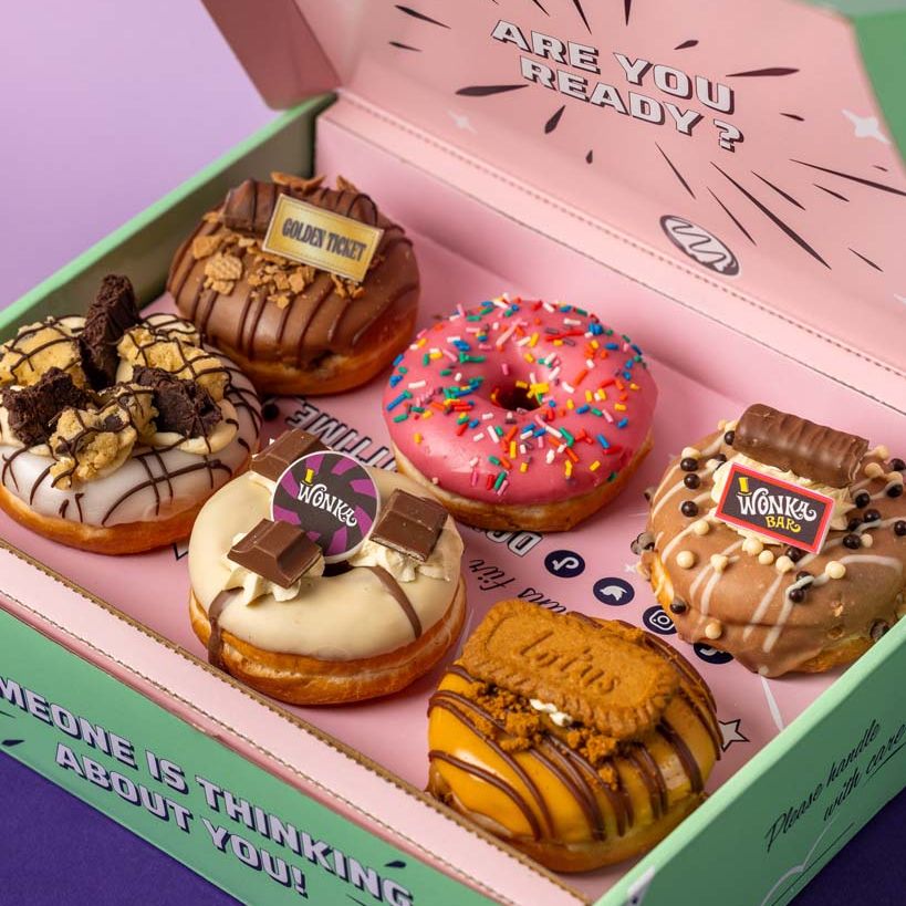 Caja de regalo de donut "Wonka's Favorites"