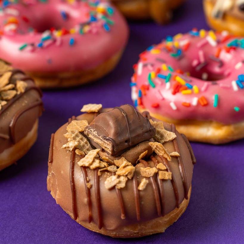 "Caja regalo mini donuts "Los favoritos de Wonka