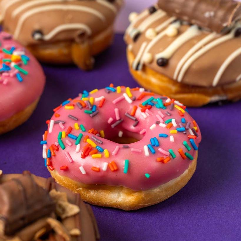 "Caja regalo mini donuts "Los favoritos de Wonka