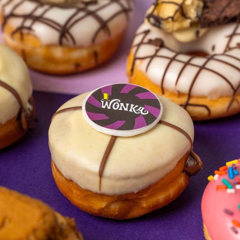 "Caja regalo mini donuts "Los favoritos de Wonka