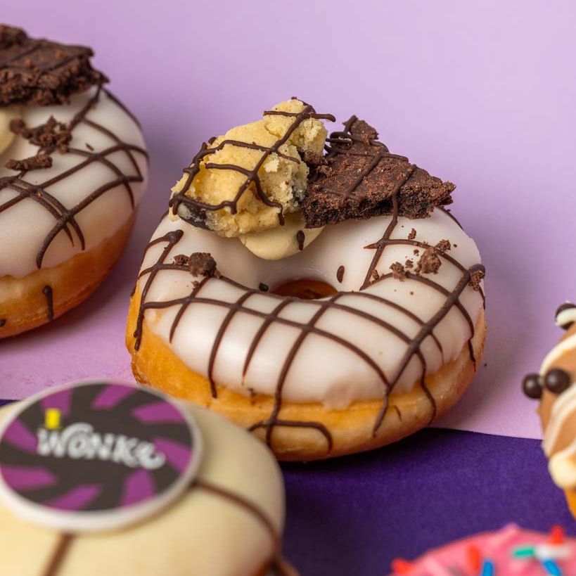 "Caja regalo mini donuts "Los favoritos de Wonka