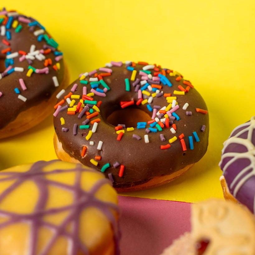 Caja de regalo de mini donuts "Selección vegana" (VG)