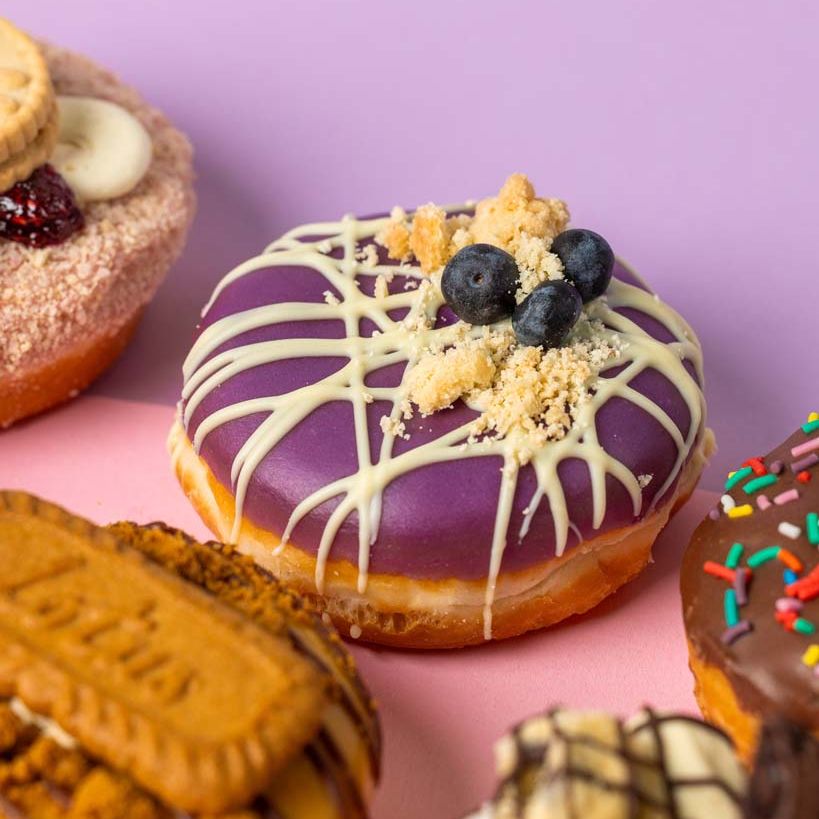 Caja de regalo de donut "Selección vegana" (VG)