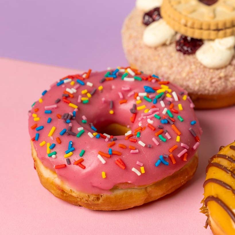 Caja de regalo de donut "Selección vegana" (VG)