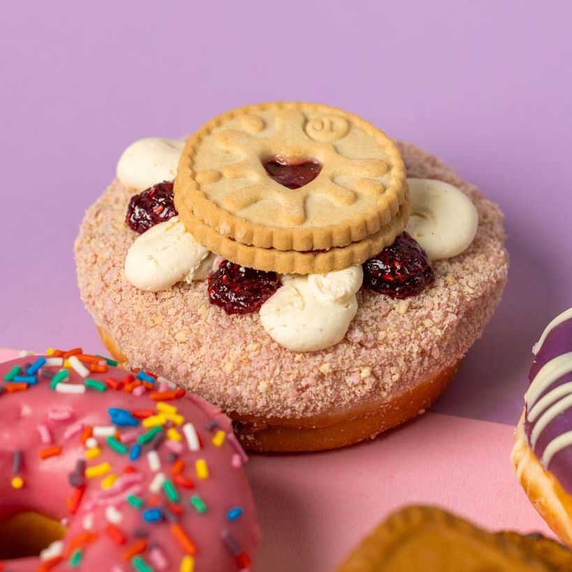 Caja de regalo de donut "Selección vegana" (VG)