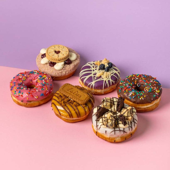 Große vegane Donut-Partybox (24 Stück)